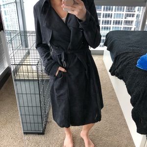 Nasty Gal Jackets & Coats - Charcoal Trench Coat Nasty Gal Jackets & Coats - Charcoal Trench Coat